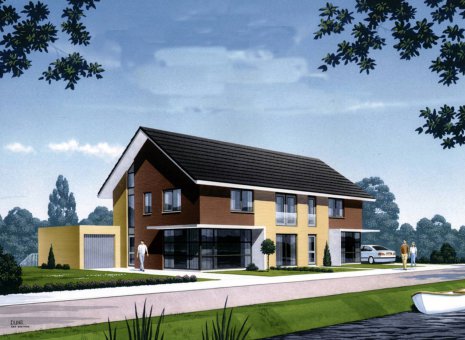 Drie woningen te Buitenkaag